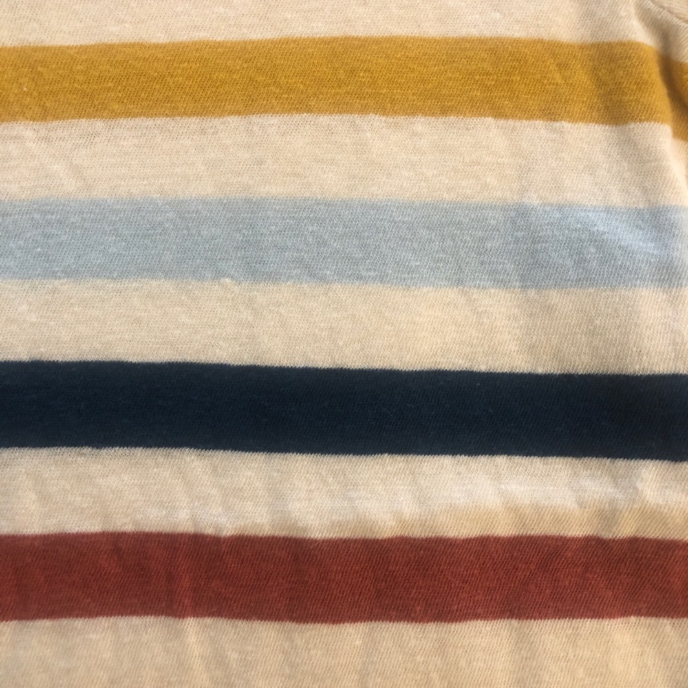Madewell Shrunken Cotton Tee in Jay Stripe XS - Picture 7 of 8